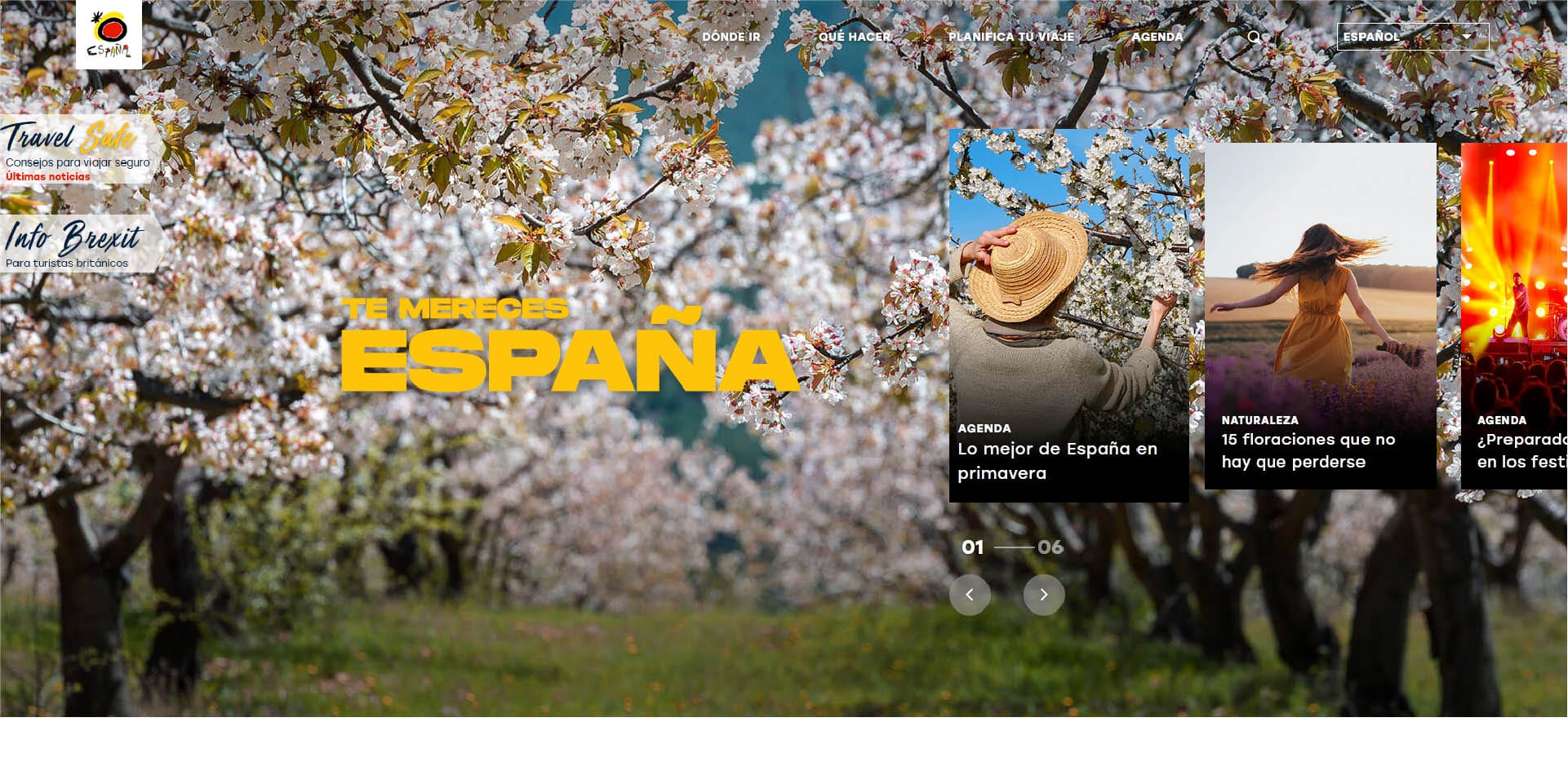 Portada de spain.info