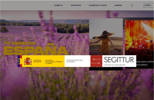 Ministerio de turismo de España - Segittur