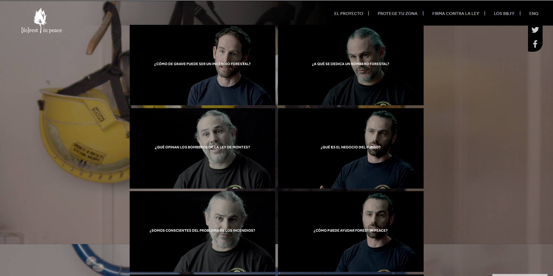 Entrevistar a los bomberos