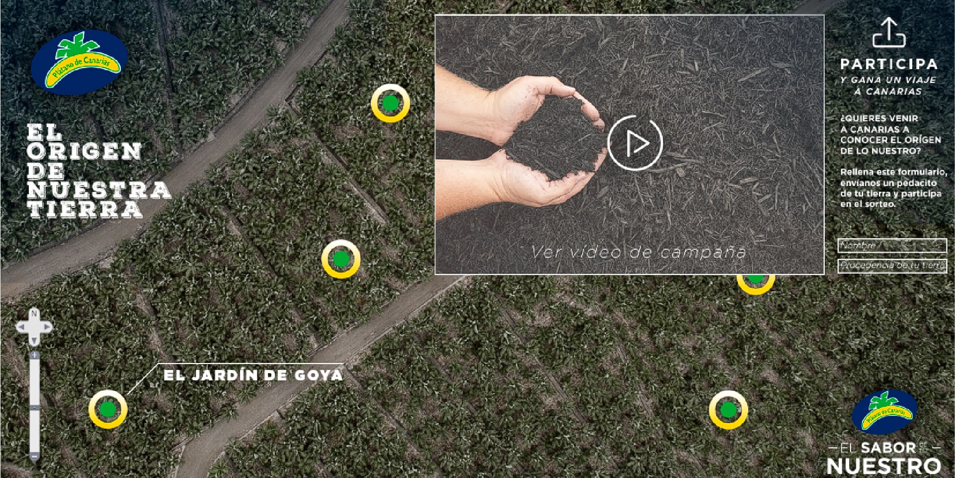 Landing page el origen de nuestra tierra