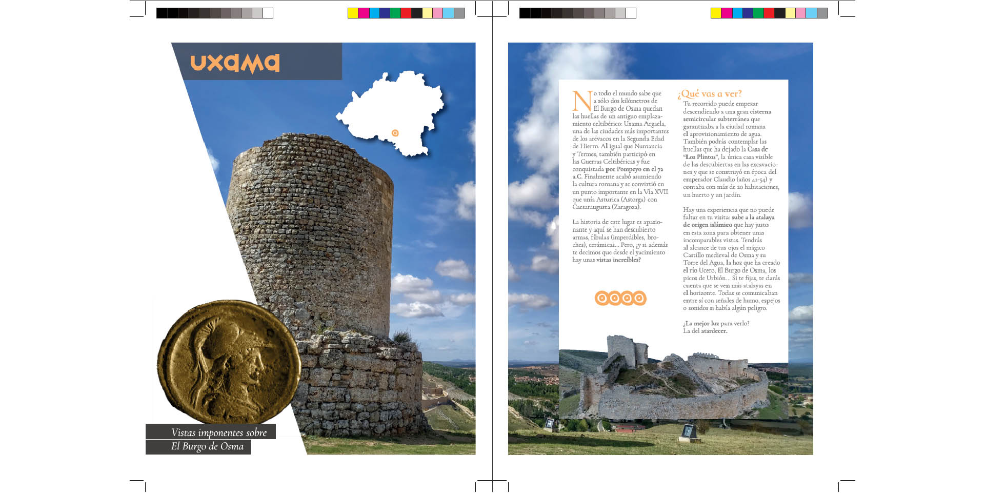 Arte final de un pliego del folleto de Soria