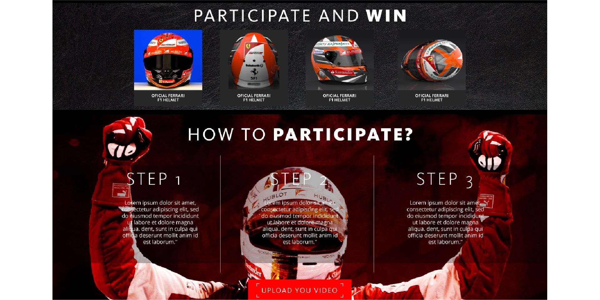 We never drive alone Santander Ferrari